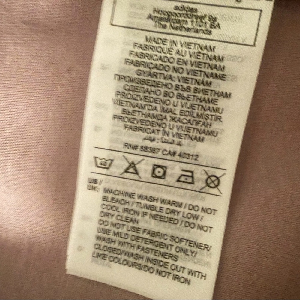 Adidas Z.N.E. Loose Fit Performance Full Zip Hoodie In Violet - Size XL - NWT - Picture 10 of 14